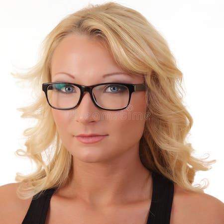 blonde hair girl with glasses|13,462 Blonde Girl Wearing Glasses Stock Photos